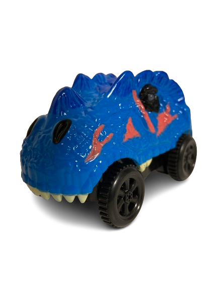 Blå dinobil dino bil biler til flexitrax flexi-trax flexitrack