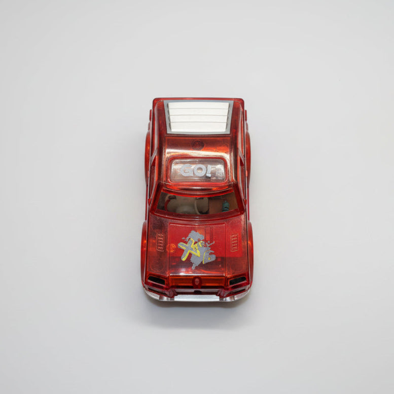 Flexi-trax racerbil superbil oppe fra