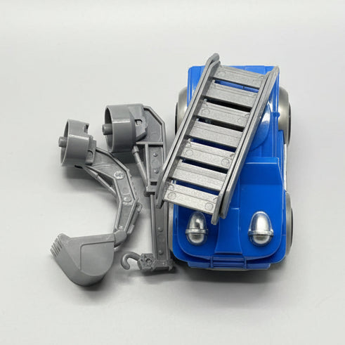 blå konstruktions bil flexitrax