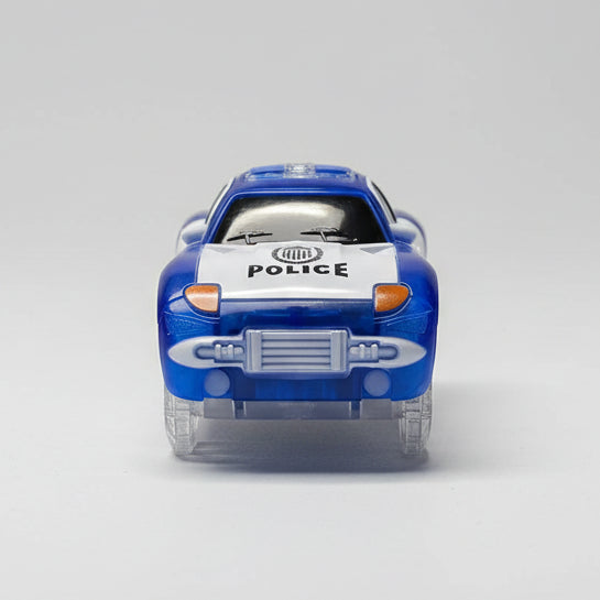 Blå politibil flexitrax