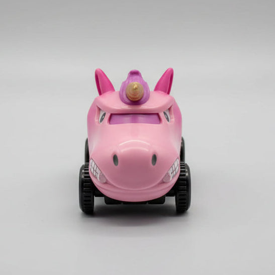 lyserød hestbil flexi-trax bl