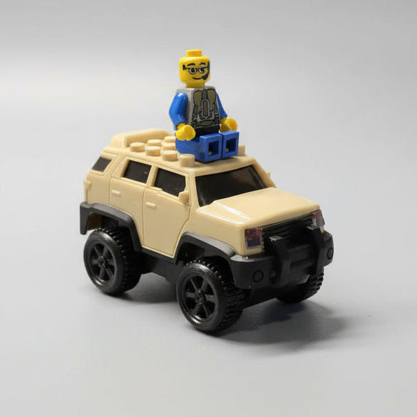 Lego bil flexi-trax beige