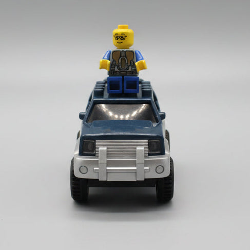 Blå legobil flexitrax