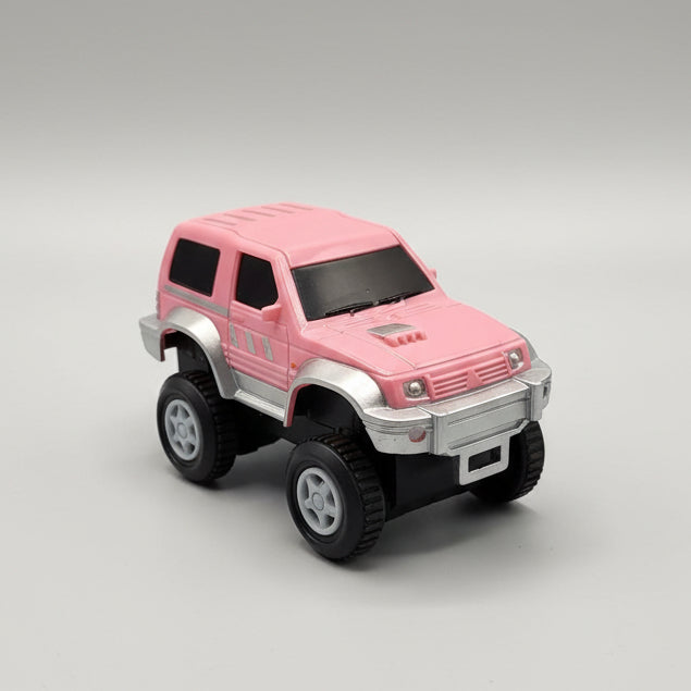 lyserød pink Jeep bil flexi-trax
