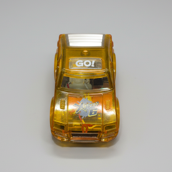 flexi-trax bil gul superbil front