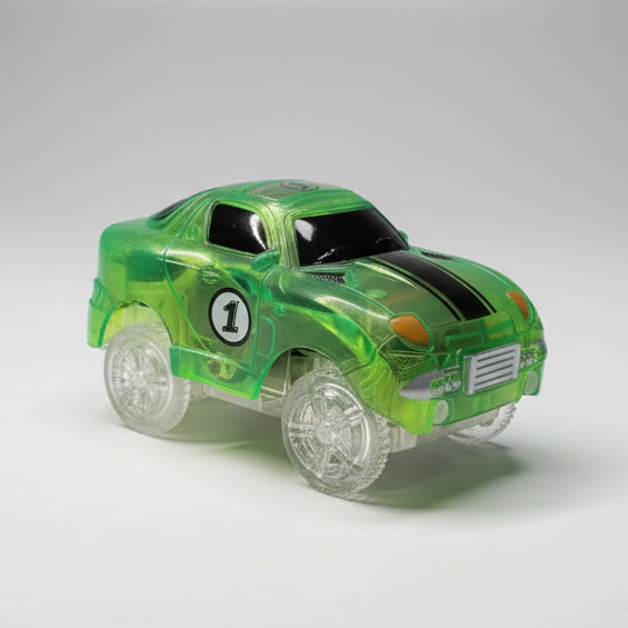 Grøn racerbil flexi-trax