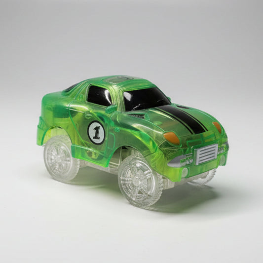 Grøn racerbil flexi-trax