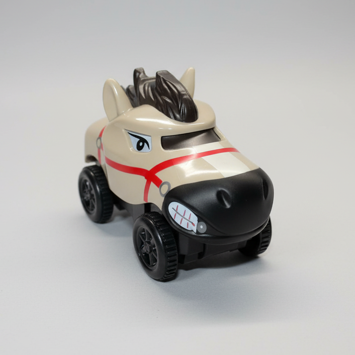 Beige hestbil flexi-trax