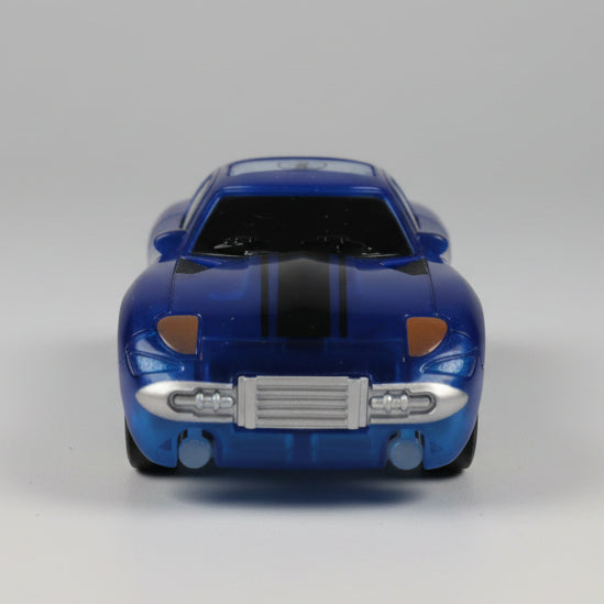 blå racerbil flexitrax