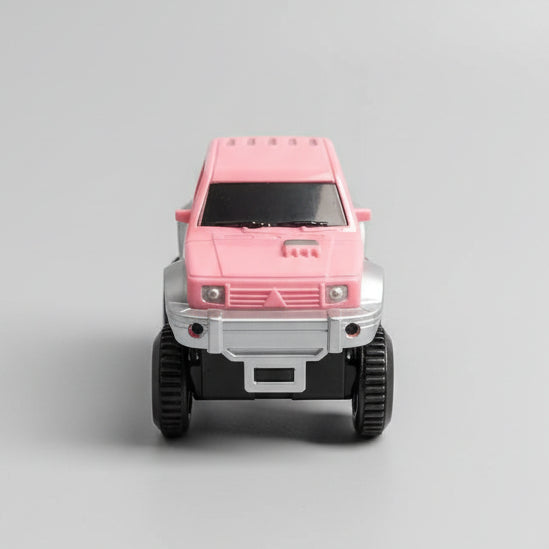 Lyserød pink Flexi-trax jeep