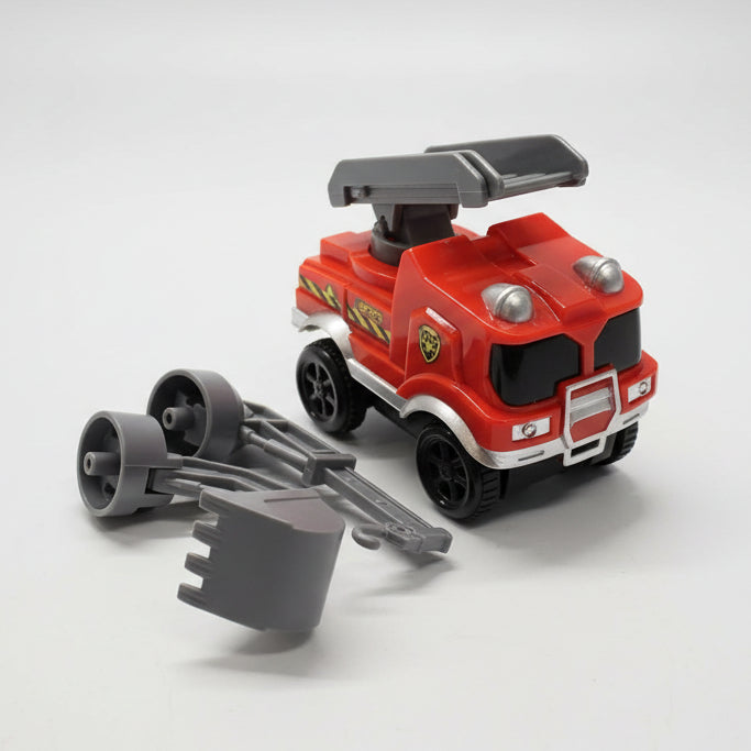 Rød konstruktions bil Flexi-trax