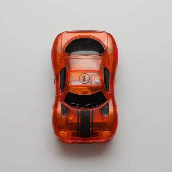 Rød Racerbil Flexi-trax